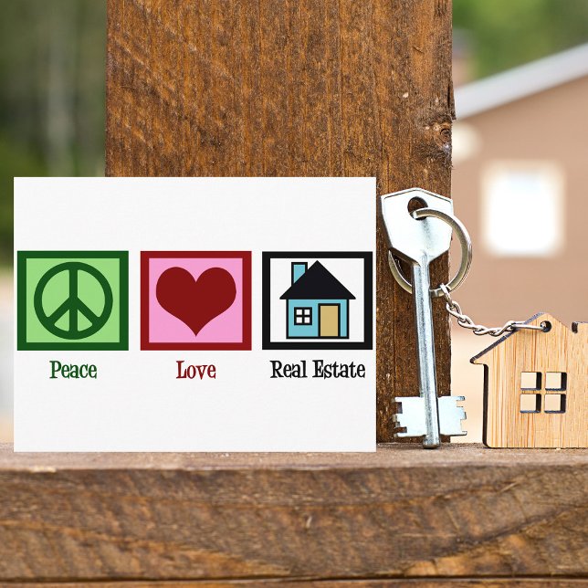 Carte Postale Immobilier Amour Paix (Créateur téléchargé)