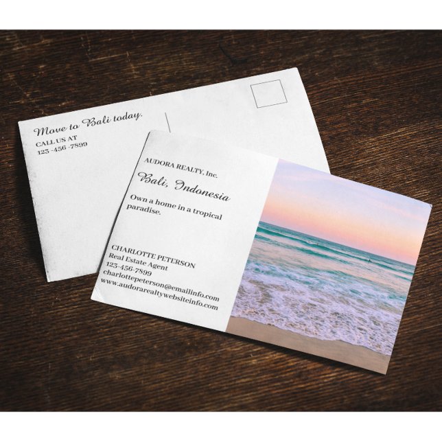 Carte Postale Immobilier de zone estivale ou tropicale (Créateur téléchargé)