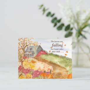 Carte Postale Immobilier Maison Vente Automne Marketing Mailler