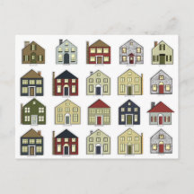 Carte postale immobilière d'agent immobilier