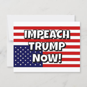 CARTE POSTALE IMPEACH TRUMP MAINTENANT !