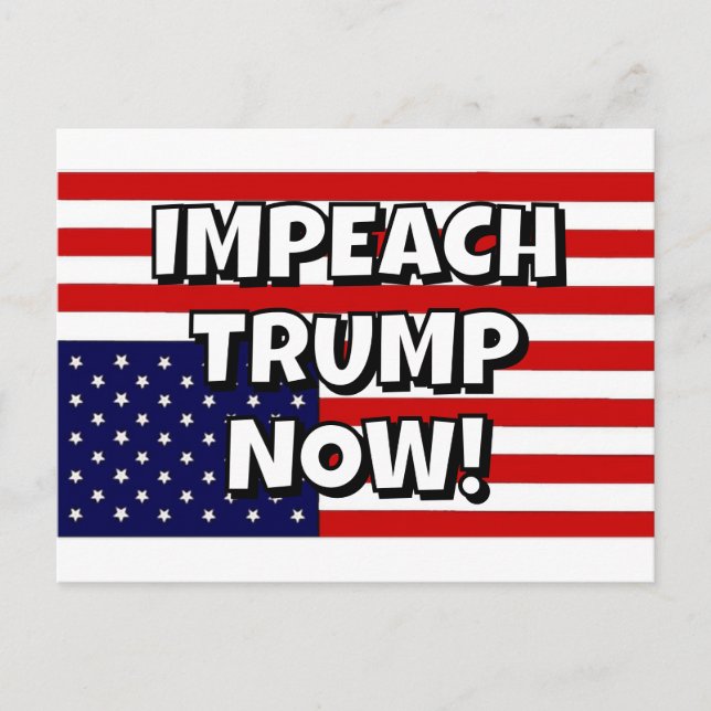 CARTE POSTALE IMPEACH TRUMP MAINTENANT ! (Devant)