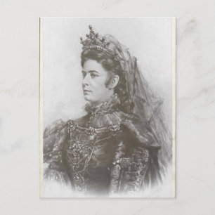 Carte Postale Impératrice Elisabeth d'Autriche - Sissi 1899 en m