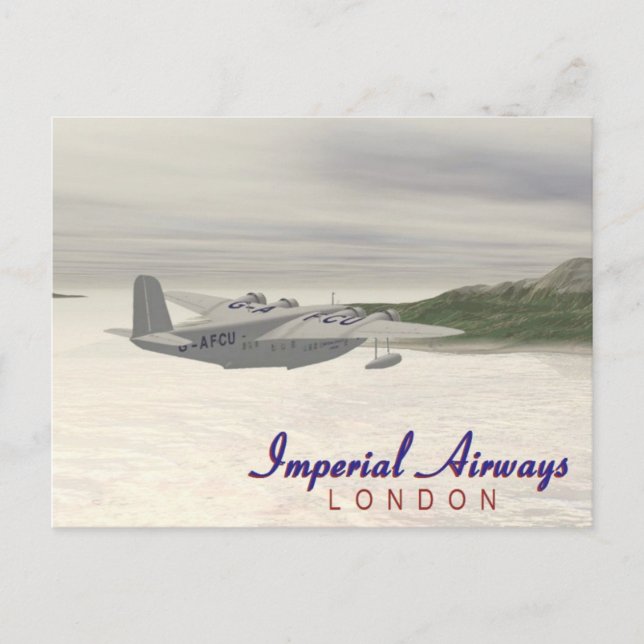 Carte Postale Imperial Airways (Devant)