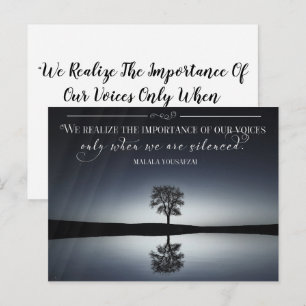 Carte Postale Importance de nos voix
