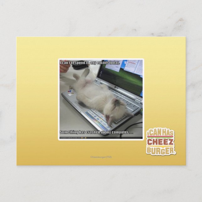 Carte Postale Impossible de répondre (Devant)