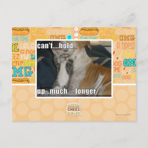Carte Postale Impossible de tenir plus longtemps