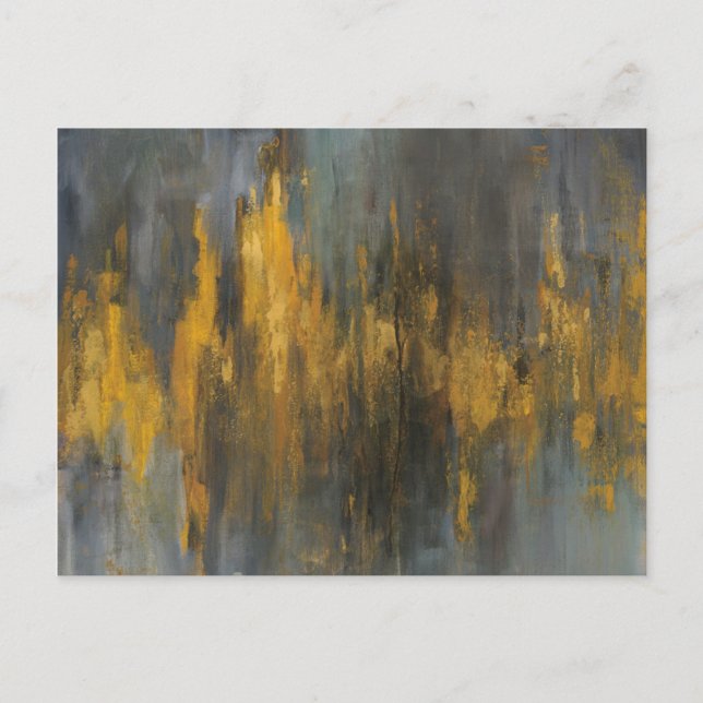 Carte Postale Impression abstraite de Black and Gold | Nai (Devant)