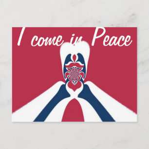 Carte Postale Impression Abstraite E.T.