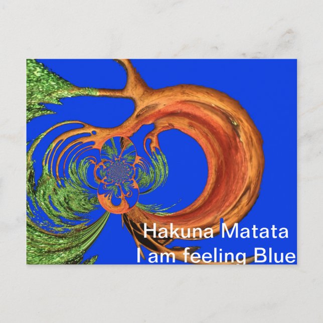 Carte Postale Impression Acacia Circle Art (Devant)