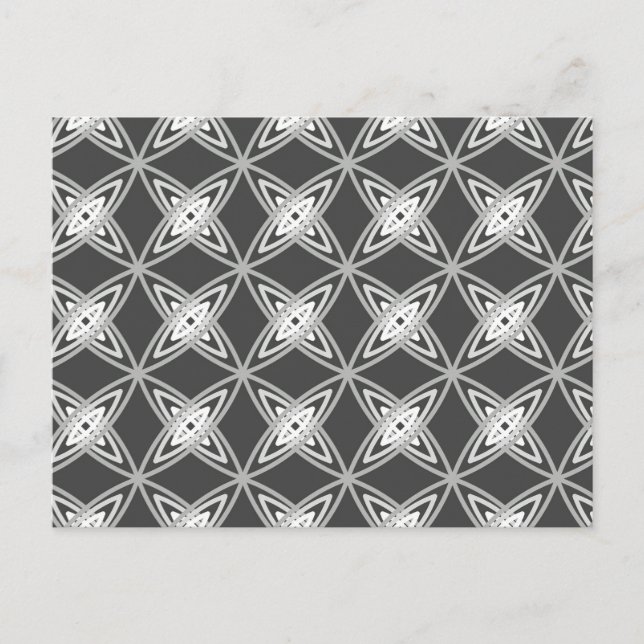 Carte Postale Impression atomique moderne du milieu du siècle -  (Devant)