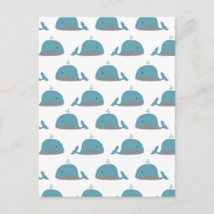 Carte Postale Impression baleine