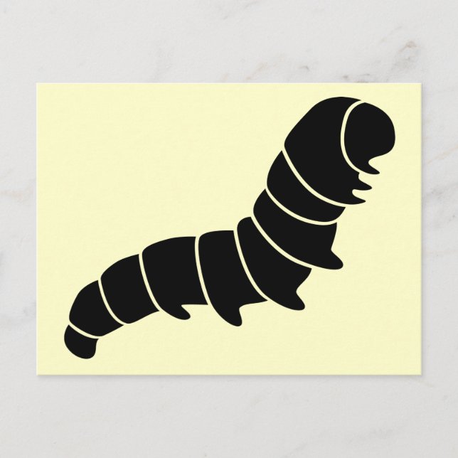 Carte Postale Impression Caterpillar (Devant)