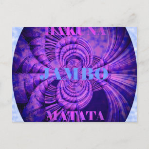 Carte Postale Impression d'art Cosmic Hakuna