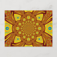 Impression d'art Kaleidoscope d'or