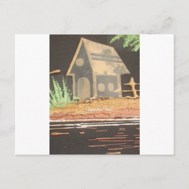Carte Postale Impression d'art Maison Douce Maison (Devant)