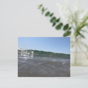 Carte Postale Impression de vague océanique Art de la nature d