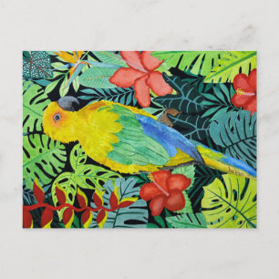 Carte postale Impression d'oiseaux