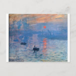 Carte Postale Impression, lever de soleil, Claude Monet<br><div class="desc">Impressionnisme de belles images d'artistes légendaires</div>