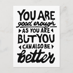 Carte Postale Impression Lino de devis motivé