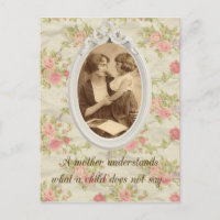 Impression mère vintage