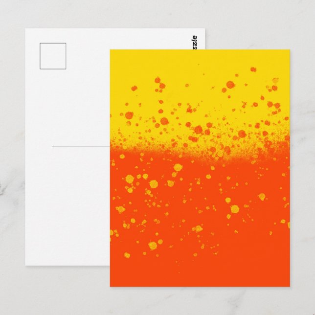 Carte Postale Impression minimaliste d'été ensoleillé (Devant / Derrière)