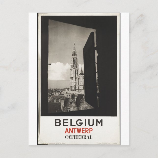 Carte Postale Impressions rétrographiques de l'affiche Vintage v (Devant)