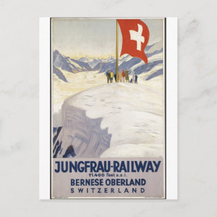 Carte Postale Impressions rétrographiques de l'affiche Vintage v