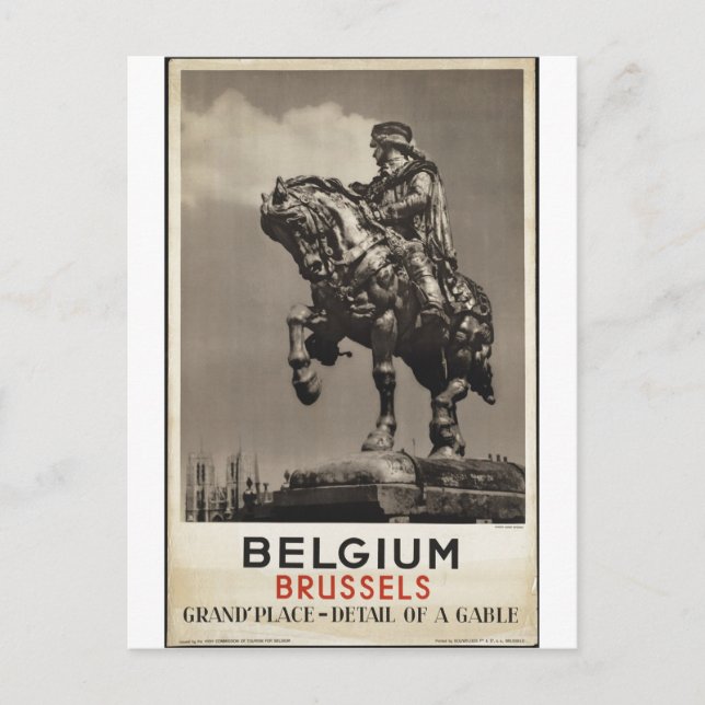 Carte Postale Impressions rétrographiques de l'affiche Vintage v (Devant)
