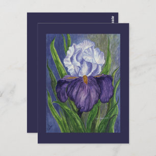 Carte Postale Imprimantes violettes Iris Mini Collectibles