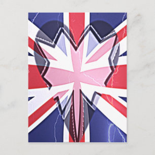 Carte Postale Imprimer "I Love UK"