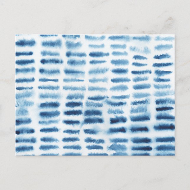 Carte Postale Imprimer l'aquarelle Indigio (Devant)