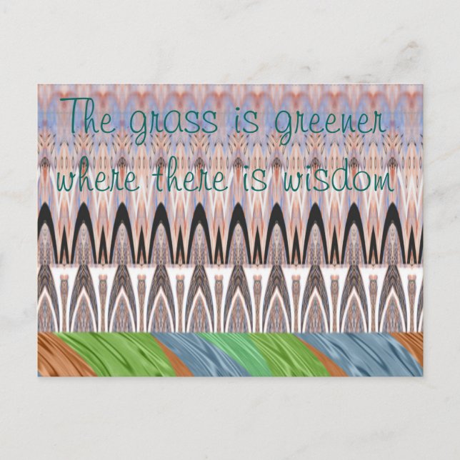 Carte Postale Imprimer l'art Motif Abstrait Extraordinaire (Devant)