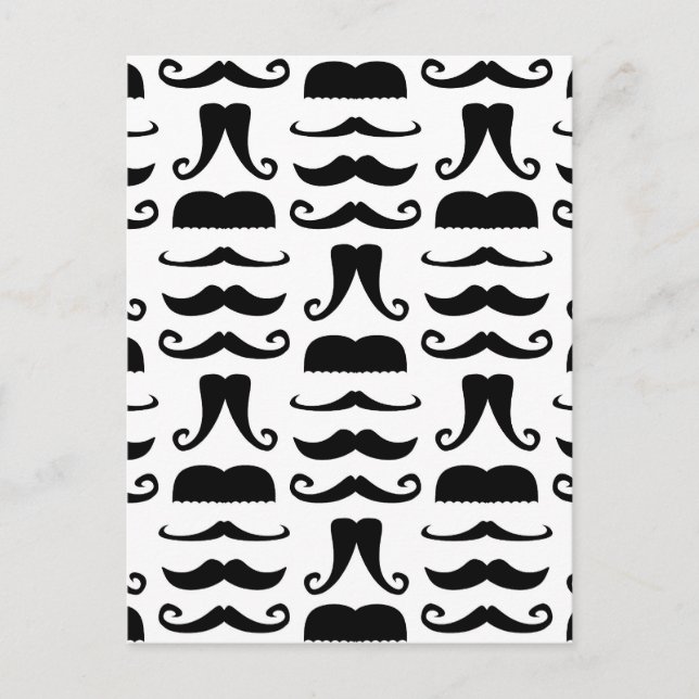 Carte Postale Imprimer Moustache (Devant)
