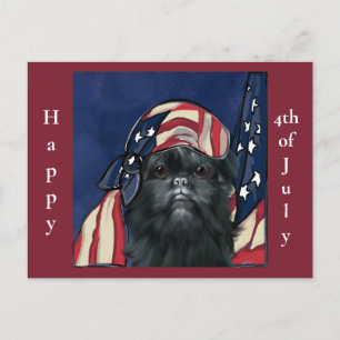 Carte Postale Imprimer toile Affenpinscher