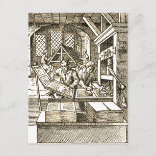 Carte Postale "Imprimerie"