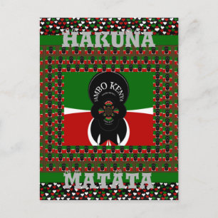 Carte Postale Imprimerie d'art Jambo Kenya