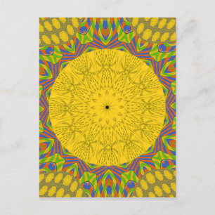 Carte Postale Imprimerie d'art Motif égyptien