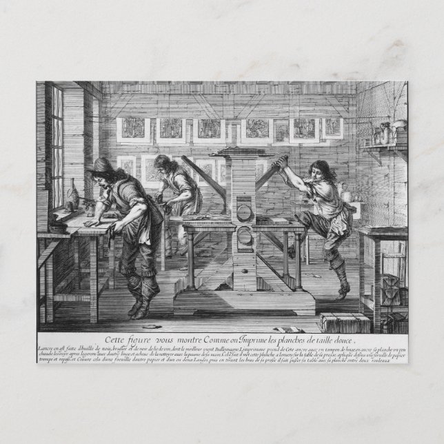 Carte Postale imprimerie française, 1642 (Devant)