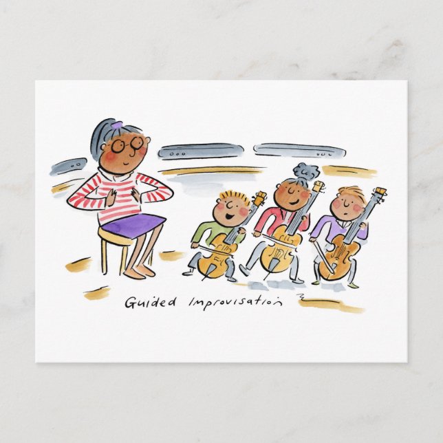 Carte Postale Improvisation guidée (Devant)