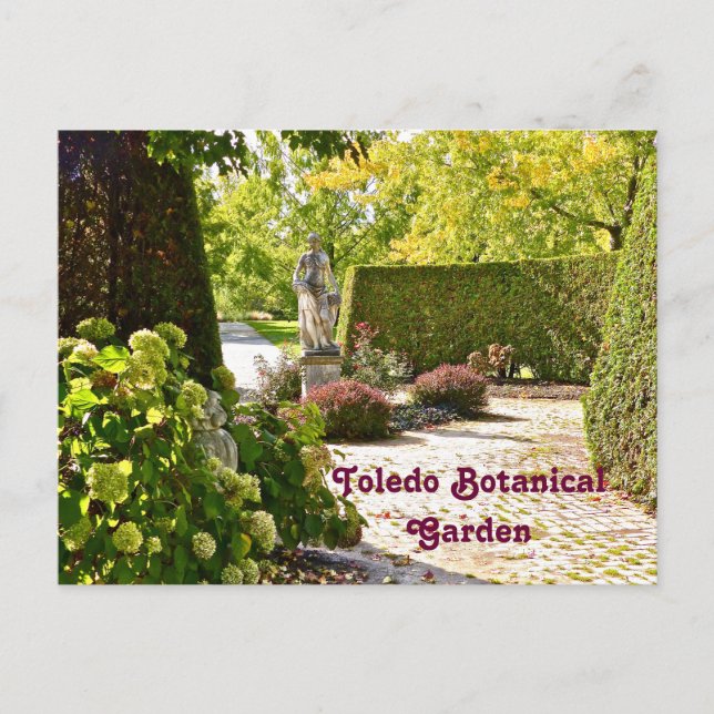 CARTE POSTALE "IN THE GARDEN" TOLEDO BOTANICAL GARDENS (PHOTOG) (Devant)