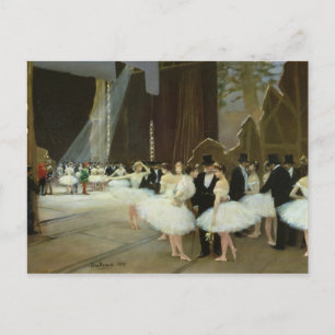 Carte Postale In the Wings at the Opera House, 1889