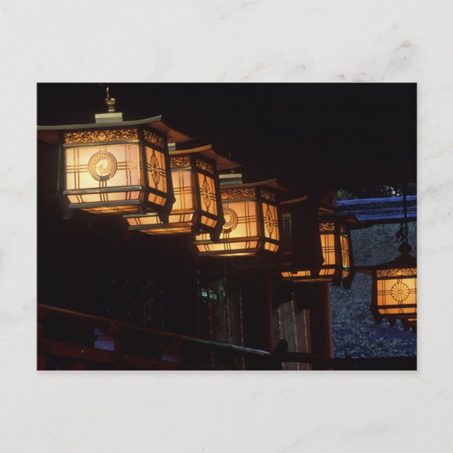 Carte Postale Inari Grand Sanctuaire, Fushimi, Kyoto, Japon (Devant)