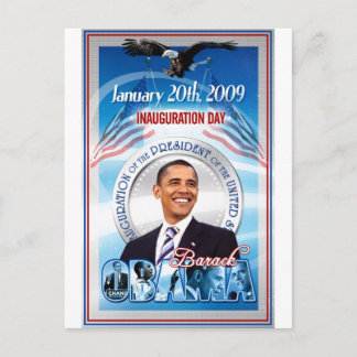 Carte Postale Inauguration de Barack Obama