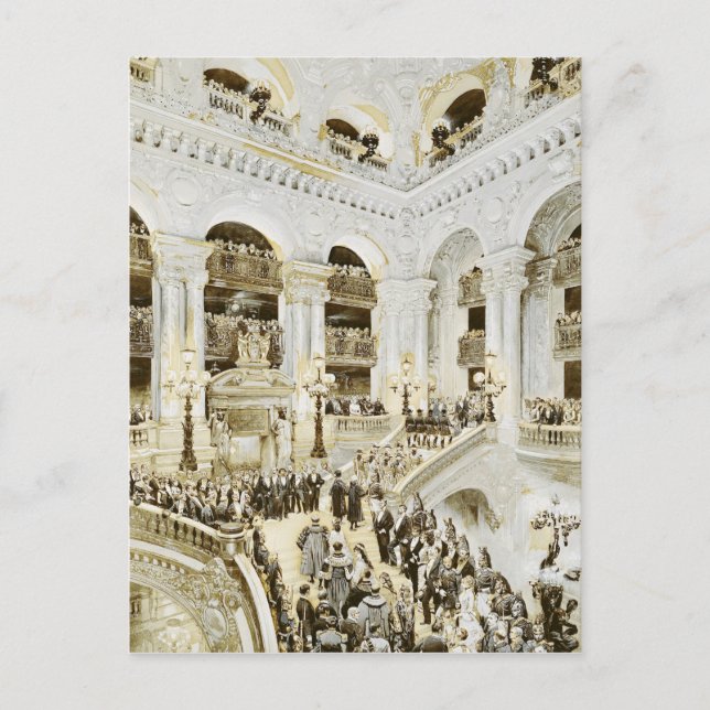 Carte Postale Inauguration de l'Opéra de Paris (Devant)