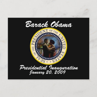 Carte Postale Inauguration du président Obama