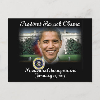 Carte Postale INauguration du PRÉSIDENT OBAMA 2013