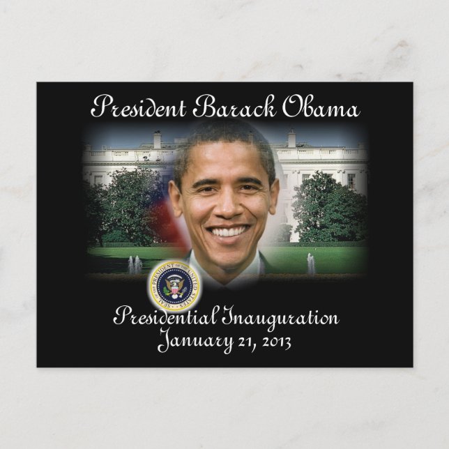 Carte Postale INauguration du PRÉSIDENT OBAMA 2013 (Devant)
