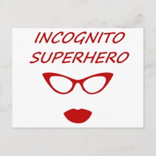 Carte Postale Incognito Superhero 03R