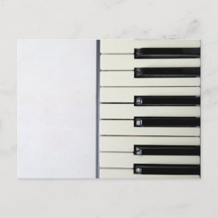 Carte Postale Incroyable œuvre d'art pour piano